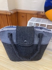 Fabulous tweed bag made by Julie H